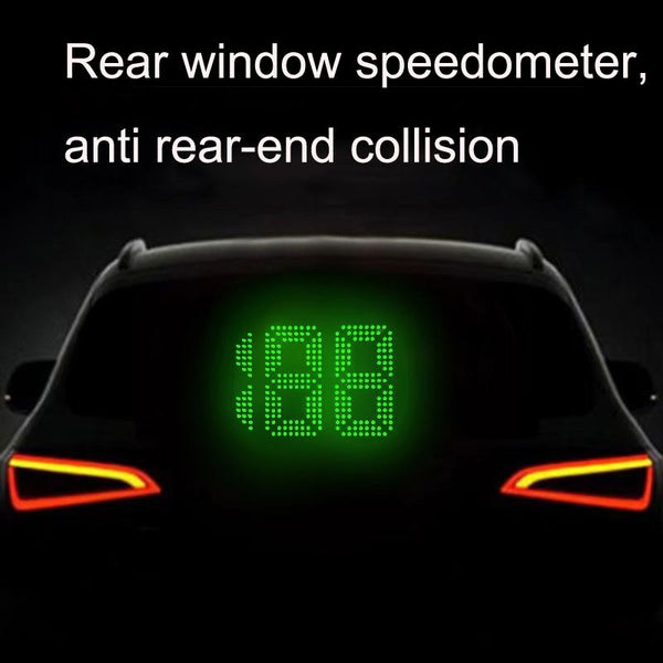 Universal Car Locator Technology Rear Window Speedometer Hud Display Other Car Audio