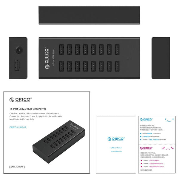 16 Port Usb2.0 Hub Expand Your Connectivity Usb Cables Hubs & Adapters