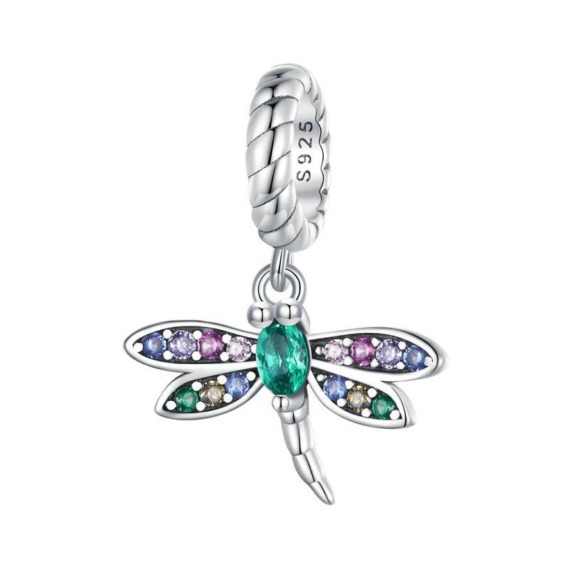 Zircon Dragonfly Beaded Accessory Charms & Pendants