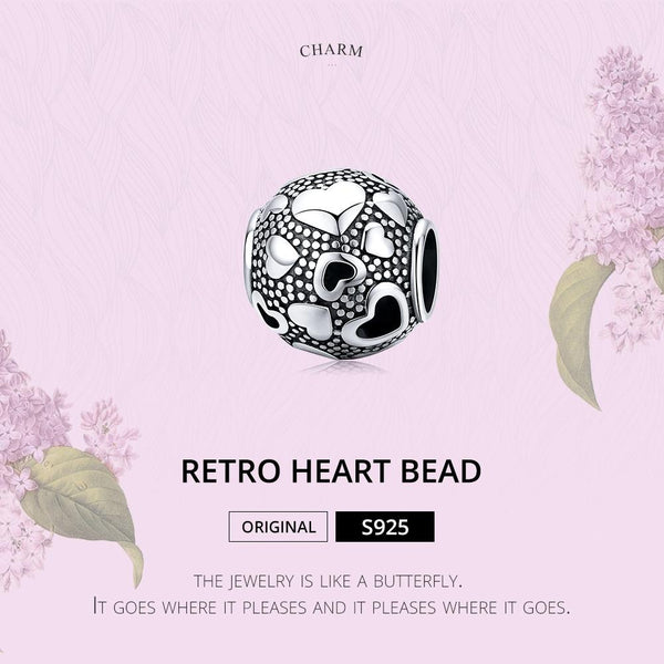 925 Sterling Silver Chic Beaded Bracelet Diy Charms & Pendants