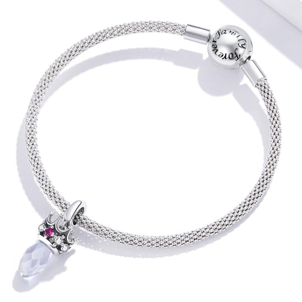 925 Sterling Silver Ornate Crown Pendant For Diy Bracelets & Necklaces Charms & Pendants