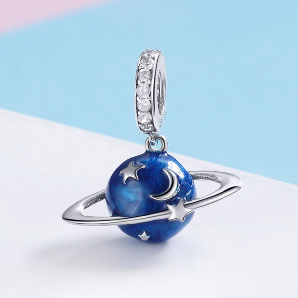 925 Sterling Silver Diy Planet Charm For Bracelets Charms & Pendants