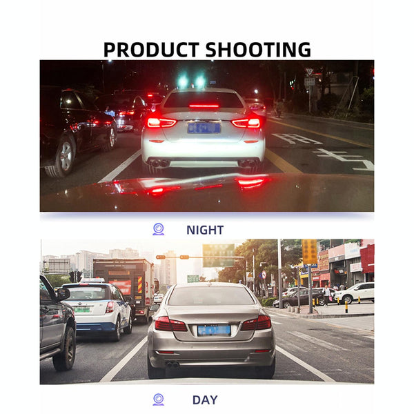 A5 4.5 Inch Fhd 1920X1080p Car Front & Rearview Mirror Dvr Camera Other Car Video