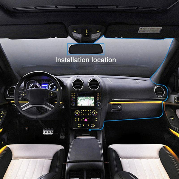 A5 4.5 Inch Fhd 1920X1080p Car Front & Rearview Mirror Dvr Camera Other Car Video