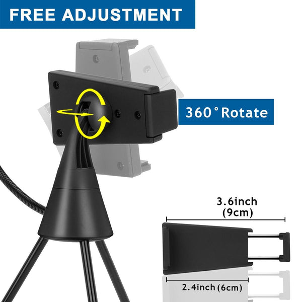 Dimmable Led Ring Lamp With Phone Tripod Stand For Audio And Video Creation Mounts & Holders