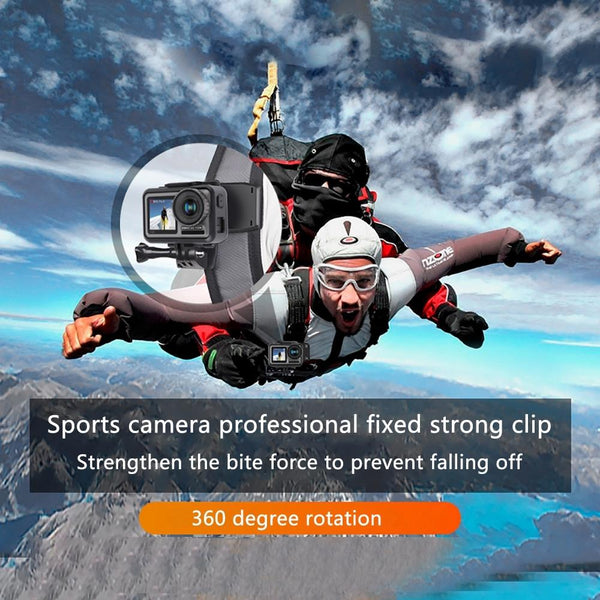 360 Degree Backpack Mount For Gopro And Dji Action Cameras Clip Clamp Other Camera & Photo Accs