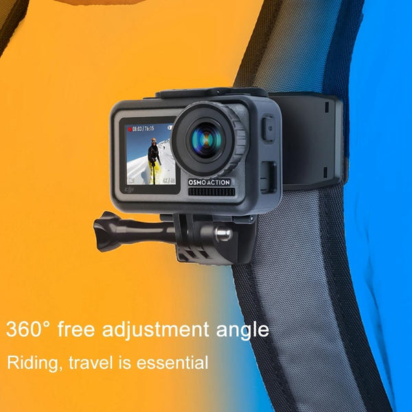 360 Degree Backpack Mount For Gopro And Dji Action Cameras Clip Clamp Other Camera & Photo Accs