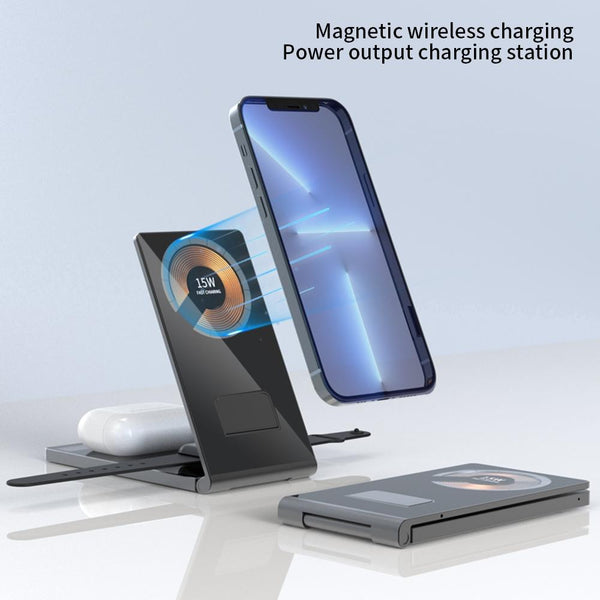 15W Foldable Mag Netic Wireless Charger Chargers & Cradles