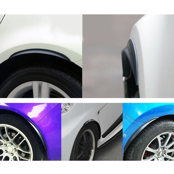 2 Pcs Car Auto Rubber Fender Guard Protection Strip Scratch Protector Sticker Size 34 X 2Cm Fenders & Mud Guards