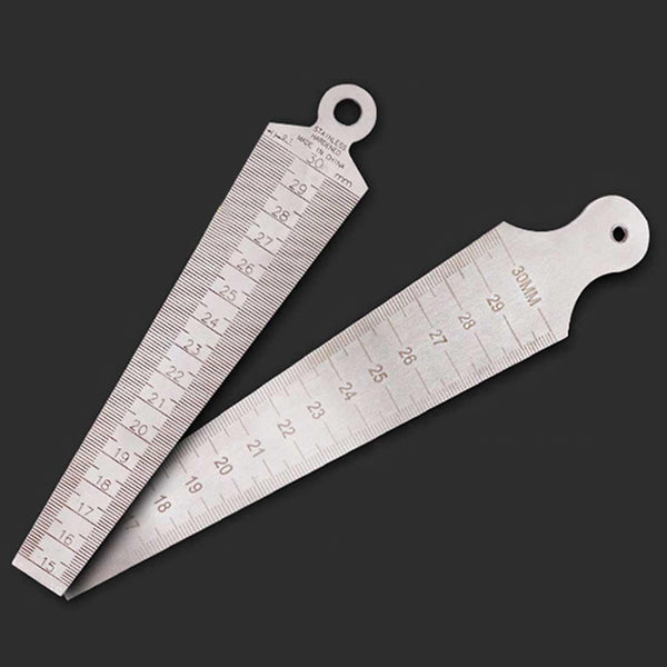 Stainless Steel Taper Gauge For Measuring Wedge Gaps 15 30Mm Other Welding Equipment