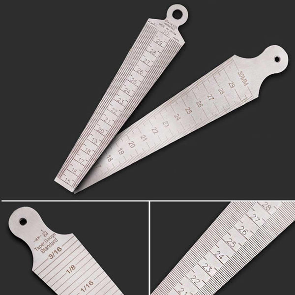 Stainless Steel Taper Gauge For Measuring Wedge Gaps 15 30Mm Other Welding Equipment