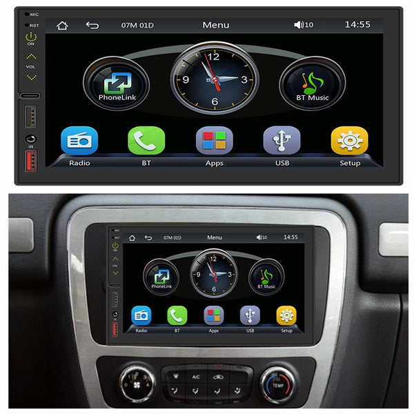 1 Sets Of 7 Inch Hd Touch Car Mp5 Player W / Bluetooth Reverse Mobile Internet Wired Carplay & Android Auto Other Car Audio
