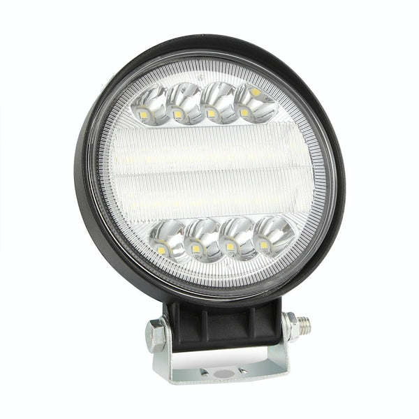 2 Pcs 4 Inch 15W Spot / Flood Light White Round Shaped Waterproof Car Suv Work Lights Spotlight Led Bulbs Dc 9 30V Torches & Work Lights