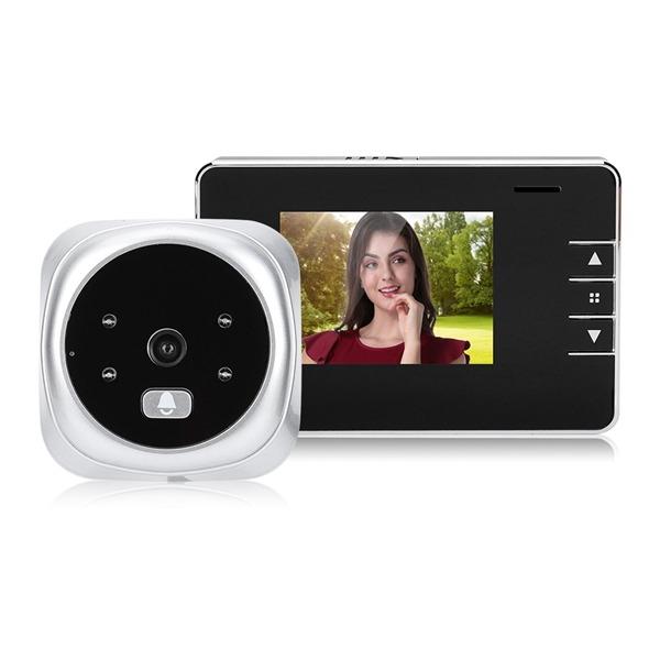2.8 Screen Digital Peephole Door Bell With 0.3Mp Camera Smart Doorbells