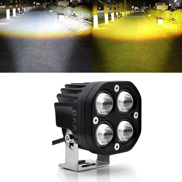 Car 3 Inch Continuous Two Colour Spotlight 20W / 2000Lm Dc9 30V Led Car Lights