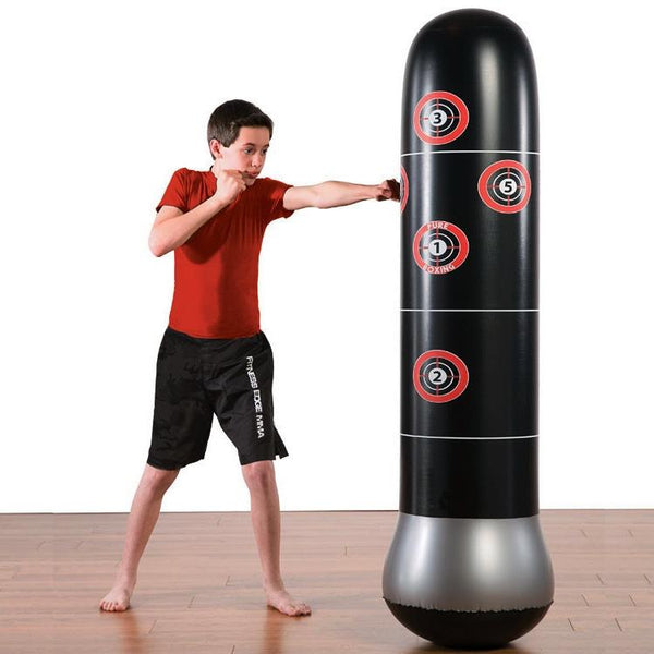 Vertical Inflatable Tumbler Boxing Column For Adults And Children 1.6M Height Punching Bags