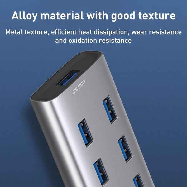 7 Port Usb 3.0 Hub With 80Cm Cable Usb Cables Hubs & Adapters