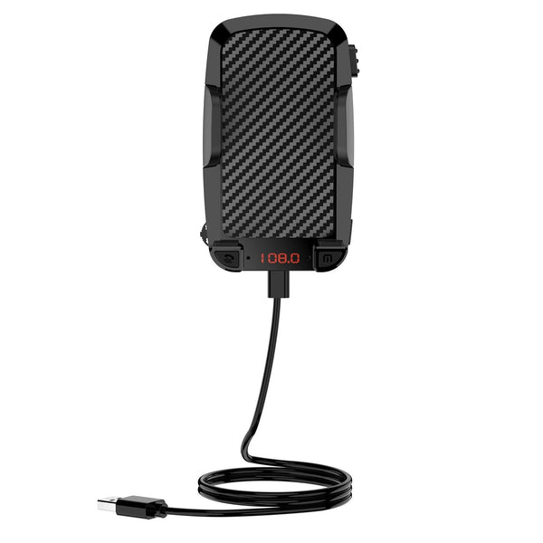 Bluetooth 5.0 Car Mp3 Player Fm Transmitter & Phone Holder Ipods & Mp3 Players