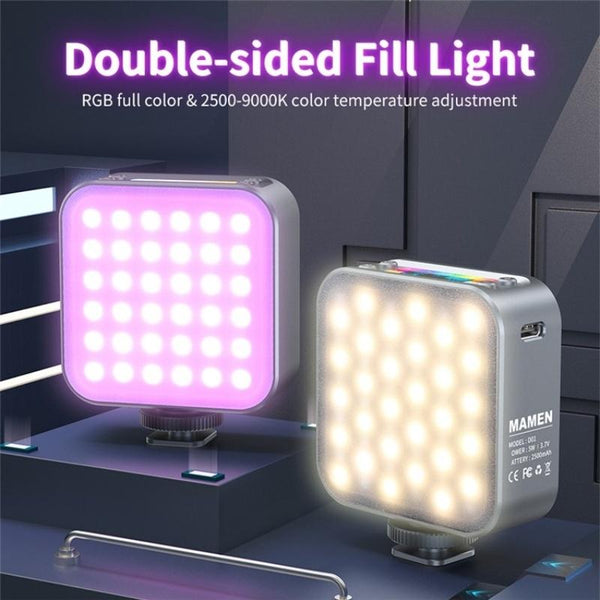 D01 Dimmable Photography Led Fill Light Portable Mini Camera Phone Rgb Other Lighting & Studio