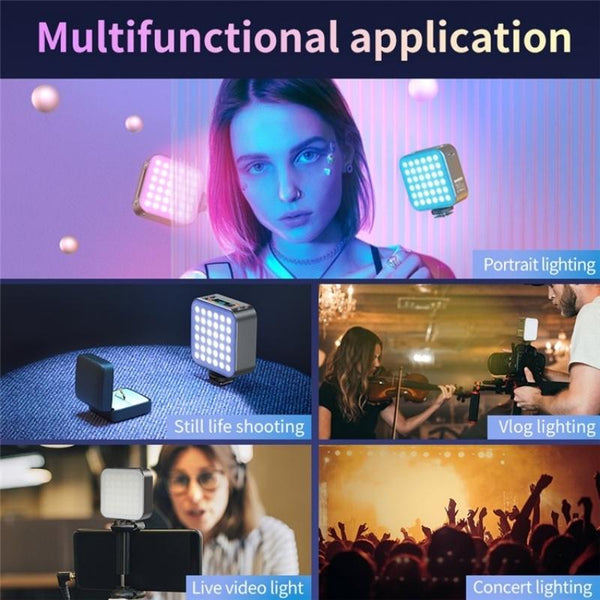 D01 Dimmable Photography Led Fill Light Portable Mini Camera Phone Rgb Other Lighting & Studio