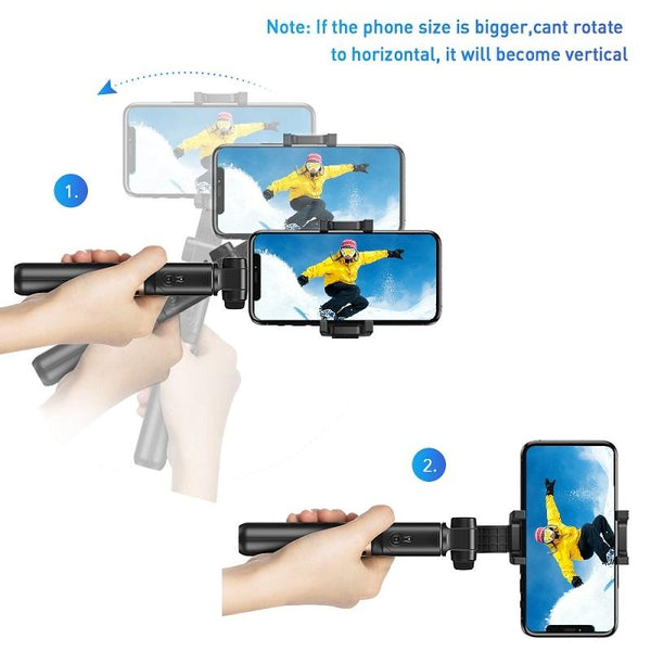 Multifunctional Mobile Phone Gimbal Stabilizer With Live Video And Selfie Stick Selfie Sticks