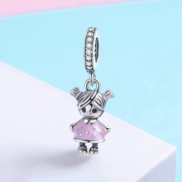 925 Sterling Silver Bead Bracelet / Necklace Accessory Charms & Pendants