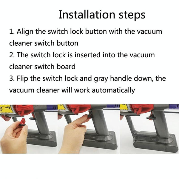 1 Sets Of 2 Pack Vacuum Cleaner Switch Buckle For Dyson V6 V11 Vacuum Cleaner Parts