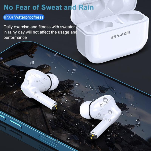 Waterproof Tws Headset With Anc & Charging Case Ta1 Bluetooth V5.0 Headsets