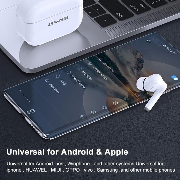 Waterproof Tws Headset With Anc & Charging Case Ta1 Bluetooth V5.0 Headsets