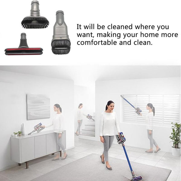 1 Sets Of 3 In Round Stiff And Bed Brush For Dyson Vacuum Vacuum Cleaner Parts