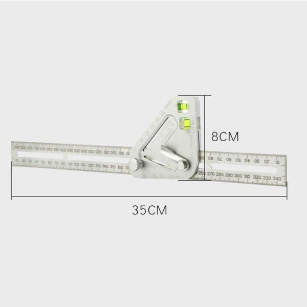 Woodworking Triangle Ruler Multifunctional Measuring Tool Measuring Tapes & Rulers