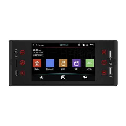 5 Inch Hd Touch Car Mp5 Player With Bluetooth Dual Usb Reversing Video Radio Other Car Video