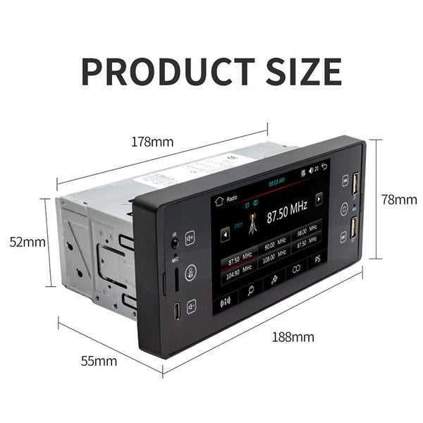 5 Inch Hd Touch Car Mp5 Player With Bluetooth Dual Usb Reversing Video Radio Other Car Video