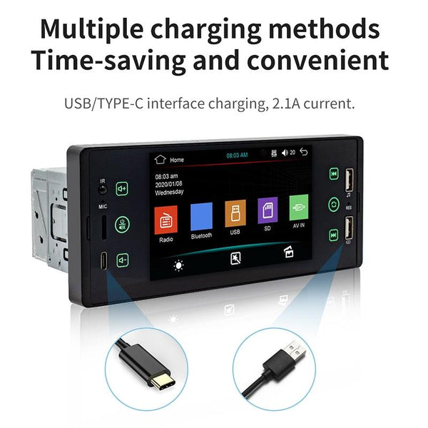 5 Inch Hd Touch Car Mp5 Player With Bluetooth Dual Usb Reversing Video Radio Other Car Video