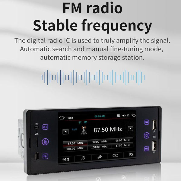 5 Inch Hd Touch Car Mp5 Player With Bluetooth Dual Usb Reversing Video Radio Other Car Video