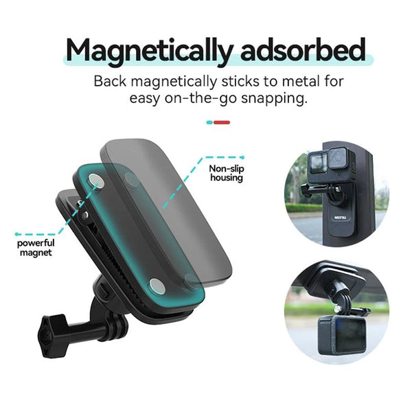 Universal Magnetic Backpack Mounting Bracket Quick Release For Audio And Video Use Other Camera & Photo Accs