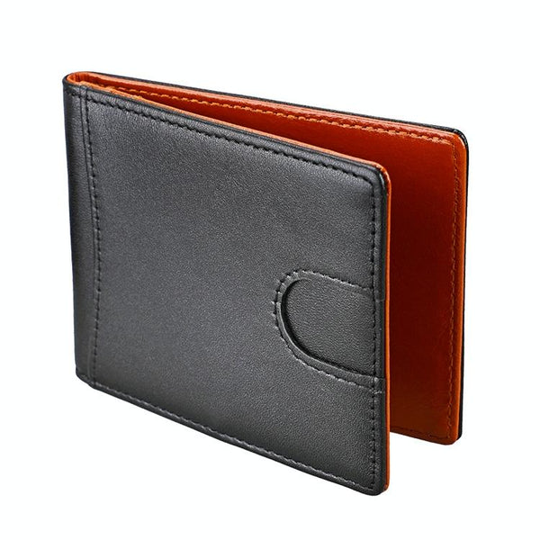 Mini Crazy Horse Leather Rfid Wallet Antimagnetic Wallets