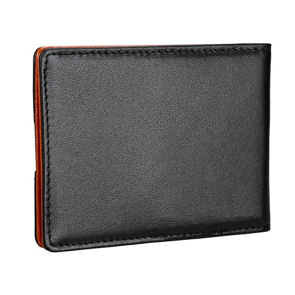 Mini Crazy Horse Leather Rfid Wallet Antimagnetic Wallets