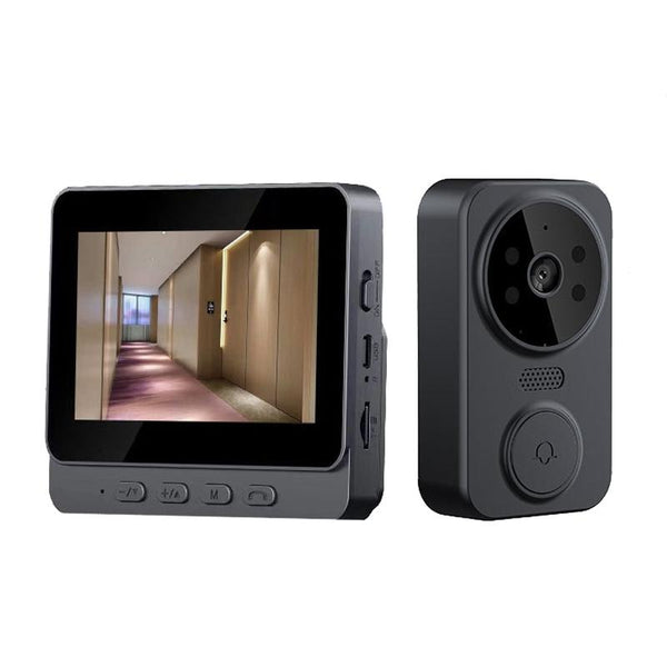 2.4G Wireless Doorbell With 4.3 Ips Screen And Night Vision Camera Smart Doorbells