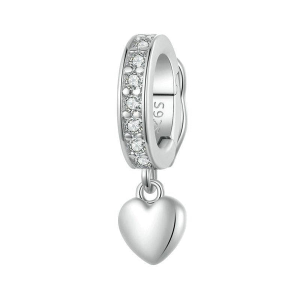 Gold & Heart Buckle Bead Parts Charms & Pendants