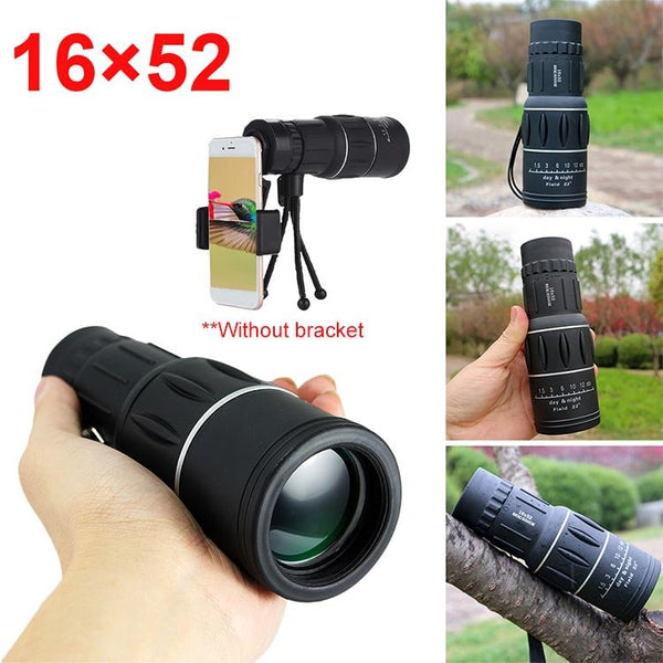 52Mm Monocular Telescope For Low Light Night Vision Binoculars & Monoculars