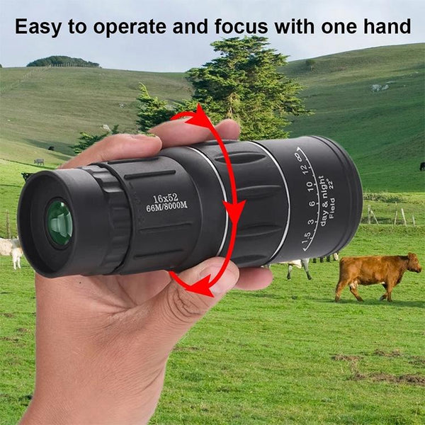 52Mm Monocular Telescope For Low Light Night Vision Binoculars & Monoculars