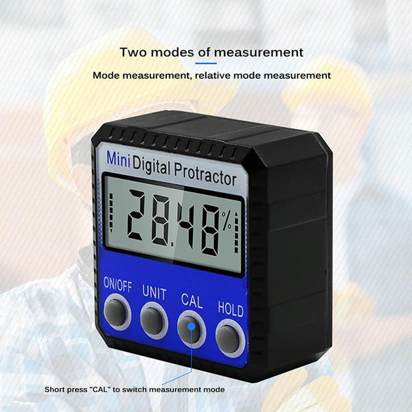 Digital Display Inclinometer With Strong Magnetic Adsorption And Multi Angle Flip Other Levels & Autolevels