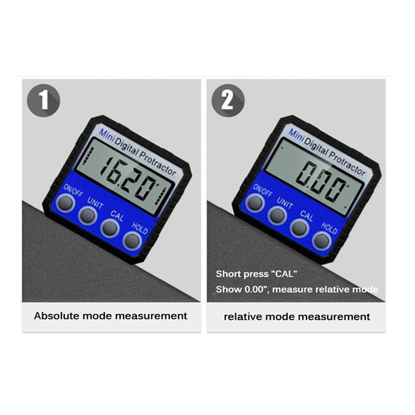 Digital Display Inclinometer With Strong Magnetic Adsorption And Multi Angle Flip Other Levels & Autolevels