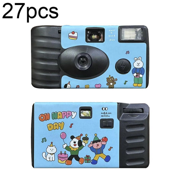 27 Retro Film Camera Waterproof Cartoon Stickers Happy Day Design Other Film Photography