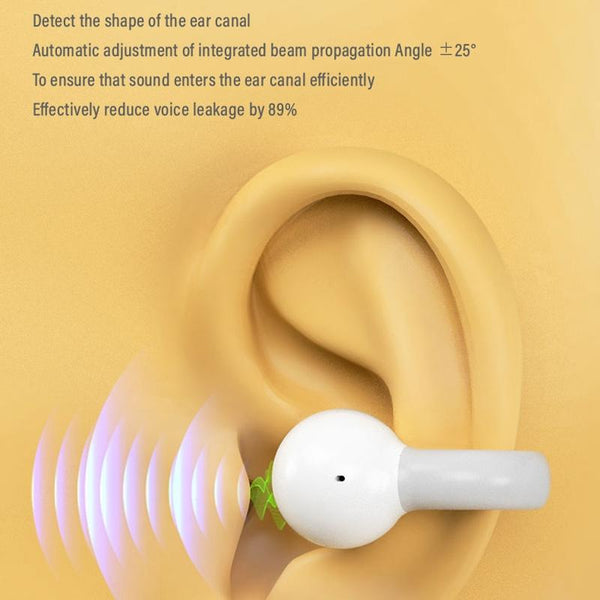 Ear Clip Type Touch Bone Conduction Bluetooth Earphone With Charging Warehouse Skin Colour Earbuds