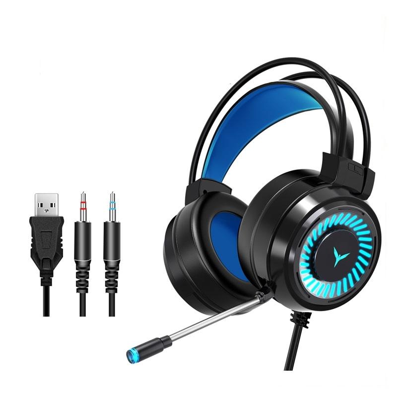 2 Pack G58 Gaming Headset W / Mic 2M Cable Black Colourful 3.5Mm Headsets