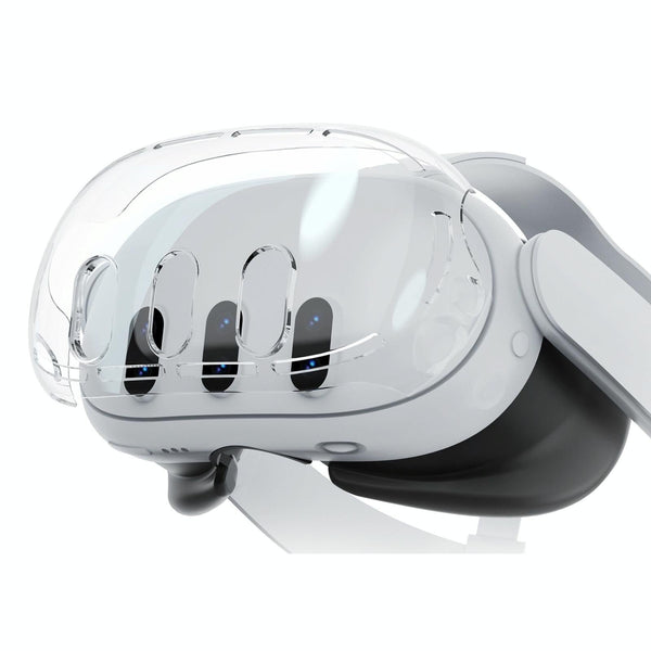 Glitter Protective Shell For Meta Quest 3 7 In 1 Single Shell Glitter Transparent Bags Skins & Travel Cases