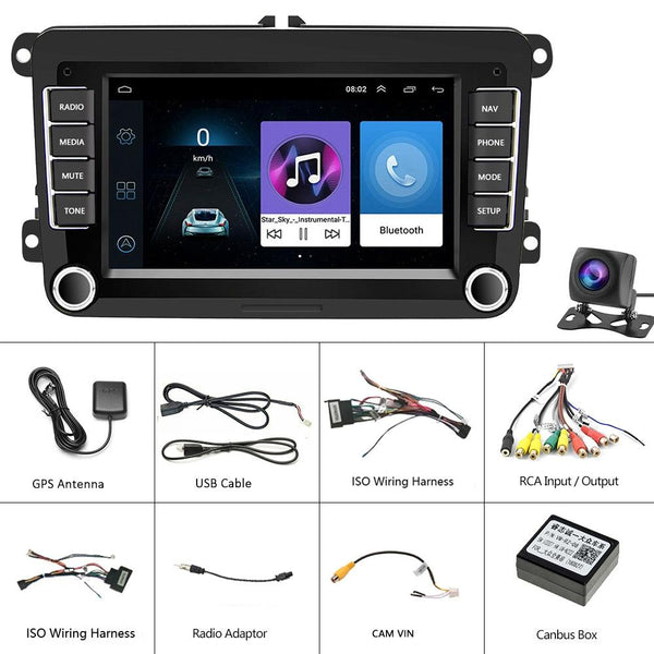 7 Inch Android Car Navigation Player + Wireless Carplay Ahd Camera Other Car Video