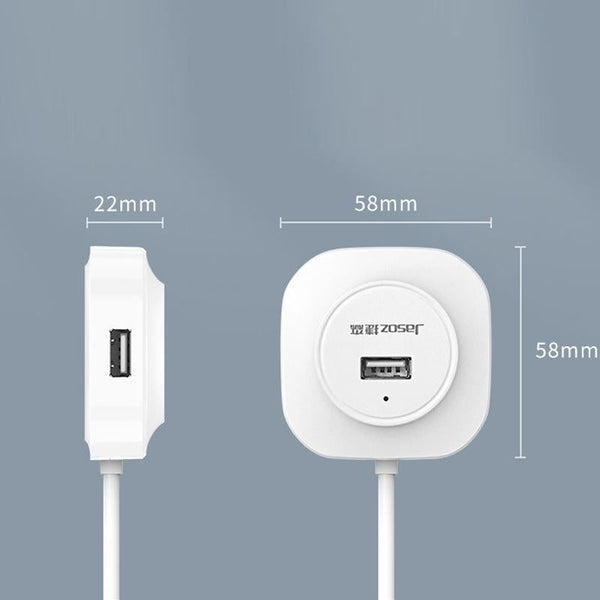 High Speed 4 Port Usb2.0 Docking Hub White 0.5M Usb Cables Hubs & Adapters